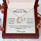 To an Amazing Mom to Be. Forever Love Necklace.