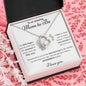 To an Amazing Mom to Be. Forever Love Necklace.