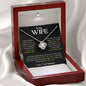To My Wife. Love Knot Necklace.