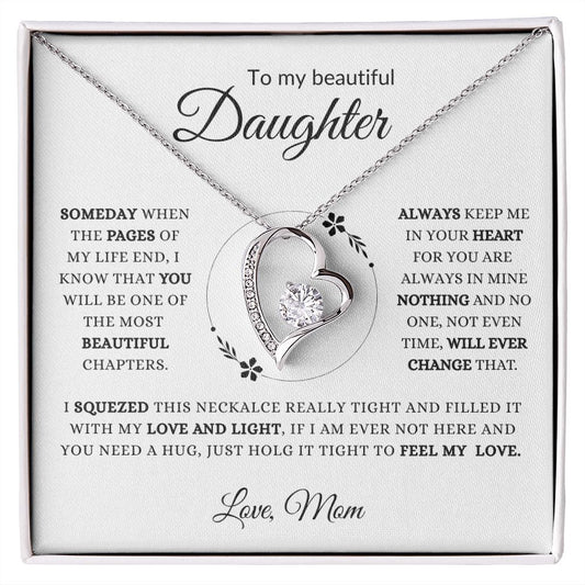 To my beautiful Daughter. Forever Love Necklace.